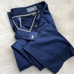 New Bonobos Weekday Warriors Men’s Dress Pants Tailored 30 32 30x32 Blue NWOT